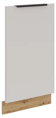 Produktbild von Frontblende für vollintegrierten Geschirrspüler 45 cm Küche SOLANO Kaschmir beige matt + Eiche Artisan matt Küchenzeile Küchenblock Einbauküche