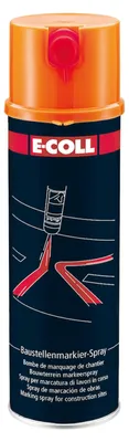 Produktbild von E-COLL Baustellenmarkierspray 500ml orange