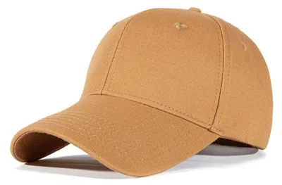 Obrázek produktu pro Uniová baseballová čepice, nastavitelná, bavlna, barva: béžová (camel), velikost M