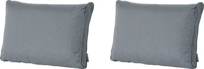 Produktbild von Madison - Lounge-Rückenkissen Rib grau - ca. 43x73 cm - 2er-Set