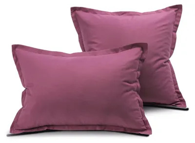 Kissen Mikrofaser Bordeaux 48x48 cm