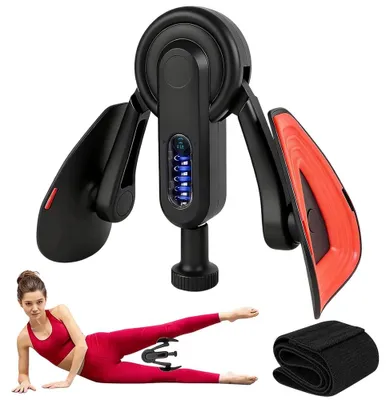 Produktbild von Oberschenkeltrainer - Bein- und Beckenbodentrainer - Widerstand 0–45 kg - Multifunktional - Adduktoren- und Abduktorentraining - Für Zuhause - Schwarz
