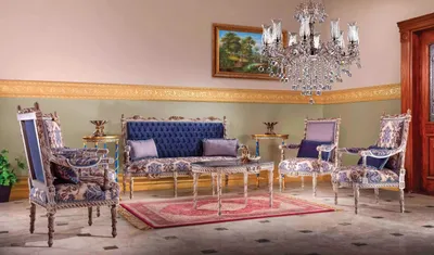 Produktbild von Kronleuchter klassisch Designer Deckenleuchte Wohnzimmer Kristall Lampe