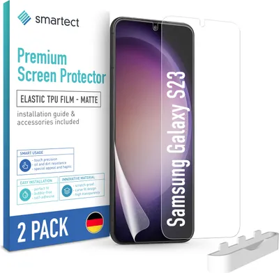 Produktbild von 2x TPU Schutzfolie Matt für Samsung Galaxy S23 Displayschutz Panzerfolie Folie