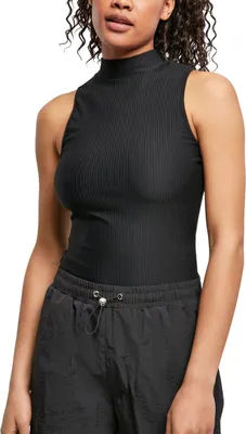 Produktbild von Urban Classics Ladies - Rib Turtleneck Body schwarz - XXL