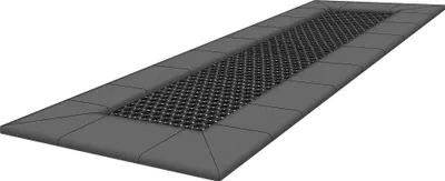 Produktbild von Eurotramp Trampolinbahn "Rollstuhl", 636x160 cm