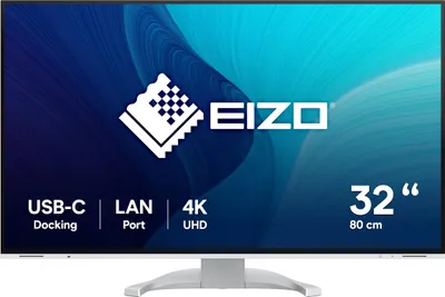 Produktbild von EIZO FlexScan EV3240X-WT, 80 cm (31.5"), 3840 x 2160 Pixel, 4K Ultra HD, LCD, 5 ms, Weiß