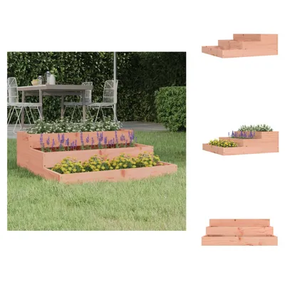 Produktbild von vidaXL Pflanzkübel 78x78x27 cm Massivholz Douglasie -  Blumentöpfe & Pflanzgefäße
