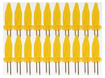 Produktbild von 20 Stück Edelstahl Grillgabeln Multifunktional für Grill, Picknick, Obst und Gemüse