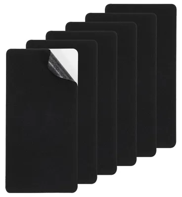 6 selbstklebende Canvas-Reparaturflicken, wasserdicht, 19,8 × 9,9 cm