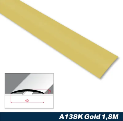 Produktbild von Effector Übergangsprofile aus eloxiertem Aluminium - Übergangsschiene Bodenleiste - (1,8 Meter gold) Alu Bodenprofil Übergangsleisten rostfrei