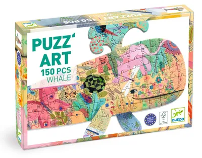 Image de Puzzle Puzz'Art Baleine, Djeco