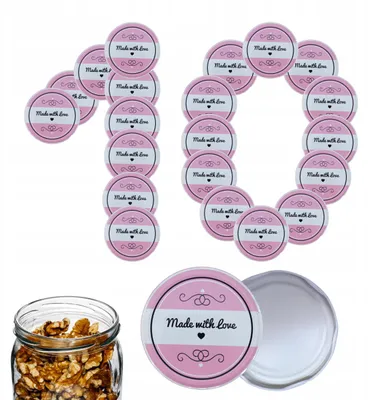 Produktbild von Wamar-Sosenka Twist-off-Deckel für Gläser 82mm 10 Stück Muster I