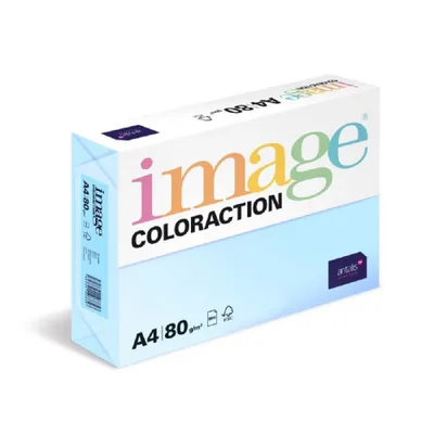 Obrázok produktu pre Farebný papier Lagúna/pastelová svetlomodrá A4/80g/500ks
