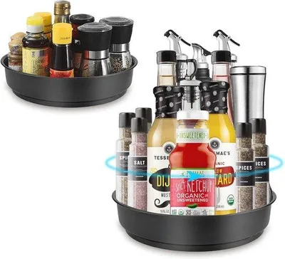 Immagine prodotto di Ripiano girevole in metallo 26 cm x 20 cm per scarpe, da cucina