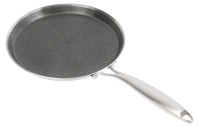 Obrázek produktu pro Pánev, nerezová ocel, nepřilnavý povrch, stříbrná-černá, 28 cm