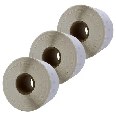 Produktbild von DULA Etiketten - Kompatibel mit Dymo 11353 / S0722530 Etiketten - Weiß - Kleine Multifunktionsetiketten - 3 Rollen - 13 x 25 mm - 1000 Etiketten pro Rolle - Für Etikettendrucker 550