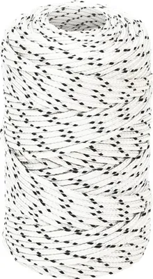 Obrázok produktu pre Pletené lodné lano biele 2 mm x 500 m polyester