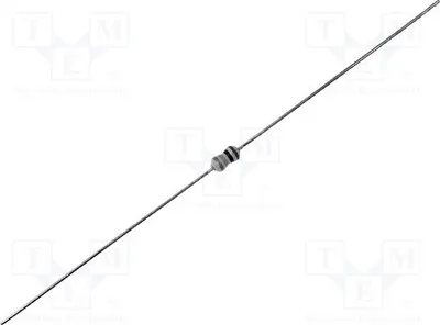 Obrázek produktu pro 100 kusů: Rezistor, uhlíkový, Ø 1,85 x 3,5 mm, 12 kΩ, 0,25 W, pro montáž na desku, tolerance 5 %, CFR0S4J0123A50. Uhlíkové rezistory