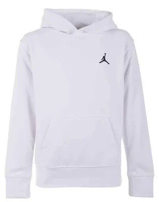 Produktbild von Stylisches Herren-Kapuzensweatshirt in Weiß mit Stickerei-Details