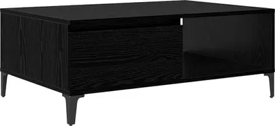 Obrázek produktu pro vidaXL Konferenční stolek černý dubový vzhled 90 x 60 x 35 cm materiál na bázi dřeva
