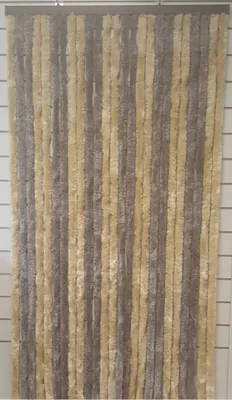 Produktbild von Türvorhang, Flauschvorhang braun/beige (100 x 200 cm, kürzbar)