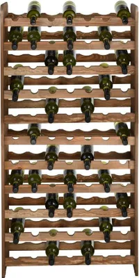 Produktbild von Weinregal OPTIPLUS Modell 4, Braun, Holz