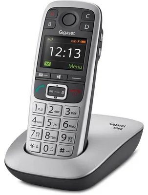 Produktbild von Gigaset COMFORT 550HX, Analoges/DECT-Telefon, Kabelloses Mobilteil, Freisprecheinrichtung, 200 Eintragungen, Anrufer-Identifikation, Schwarz