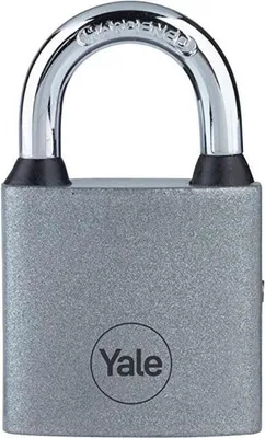 Immagine prodotto di Lucchetto Yale Y111S/50/125/1, in ferro, argentato, 50 mm, 3 chiavi