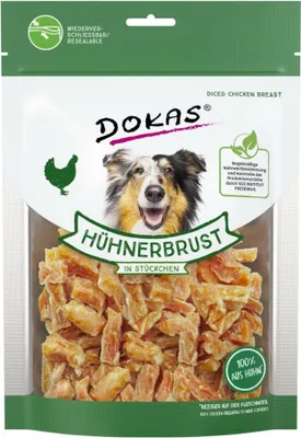 Produktbild von Dokas Hühnerbrust in Stückchen 200 g