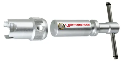 Immagine prodotto di Rothenberger RO-QUICK, set di valvole a vite, con adattatore, 1 pz.
