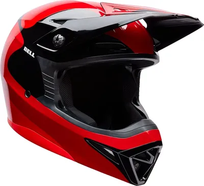Produktbild von Bell MX-10 MIPS Wave    Jugend Motocross Helm, rot/schwarz, Y/L (52/53)