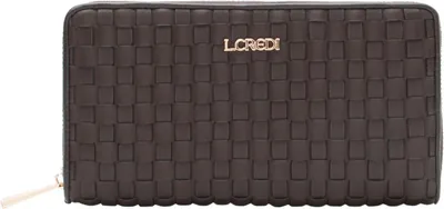 Produktbild von L.CREDI Geldbörse Radka Zip Around Wallet Chocolate dunkelbraun