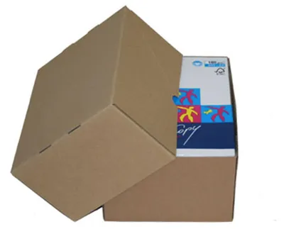 Produktbild von 3x Stülpdeckelkarton aus Wellpappe LARGE für Din A4 305x215x150-(270)mm