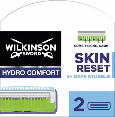Produktbild von Wilkinson Hydro Comfort Skin Reset Rasierklingen, 2er Pack