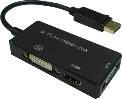 Produktbild von VALUE Adapterkabel DisplayPort - VGA / DVI / HDMI, v1.2, Aktiv