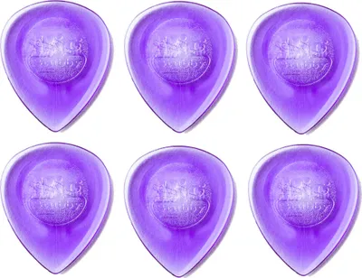 Produktbild von 6x Dunlop Big Stubby Plektren - 2,00 mm - hell-purpur
