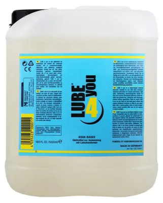 Produktbild von Loverelia Lube4You - im 5 Liter Kanister - für langanhaltende Intimmomente - spendet zusätzlich Feuchtigkeit