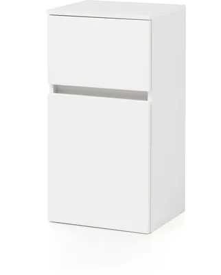 Produktbild von Unterschrank Badschrank Holzschrank "Kopenhagen I" Weiß, Matt Weiß