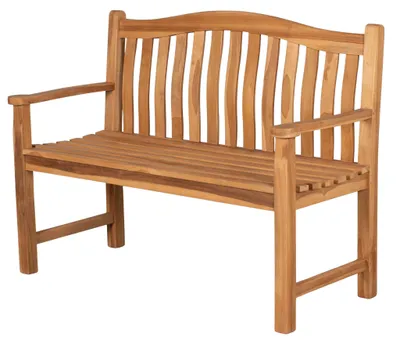 Produktbild von Teakholz Gartenbank - bene living - Korfu 120 cm