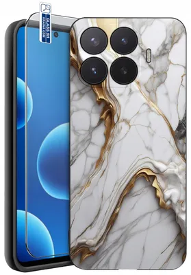 Productafbeelding van Beschermhoezen voor de Xiaomi 17T – Designs | Mat siliconen hoesje + 9H-glas