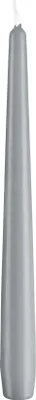 Produktbild von Spitzkerzen Silbergrau 240 x Ø 23 mm, 12 Stück