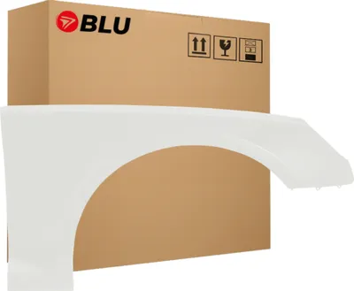 Immagine prodotto di BLU Parafango compatibile con Audi A4 B9 S4 LY9C Destra Weiss IbisWeiss | 2015-2019 | Anteriore | Verniciato | Pronto per il montaggio | Acciaio