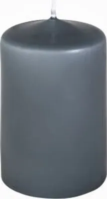 Produktbild von Premium Stumpenkerzen Grau 100 x 60 mm, 1 Stück