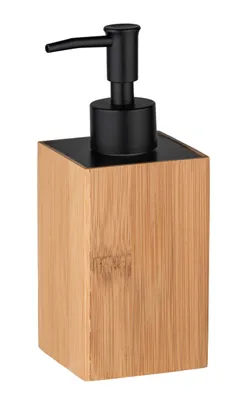Produktbild von WENKO Bambus Seifen Spender 210 ml Dosierer Padua Bad Accessoires WC