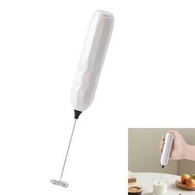 Produktbild von Milchaufschäumer, Elektrische Milchaufschäumer, Handheld Milchschäumer Stab für Kaffee, Geschenkschaumbereiter für Kaffeeliebhaber, batteriebetrieben