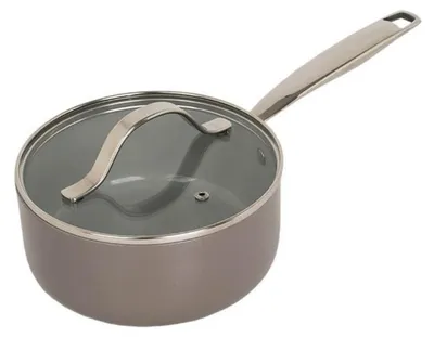 Produktbild von Kochtopf mit Deckel MAESTRO MR-4009 (MR-4009-18S) 18 cm 1 9 l Grau