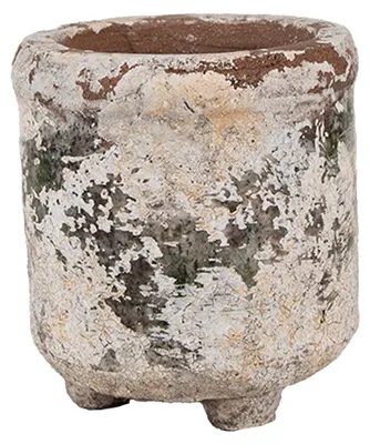 Image de Clayre & Eef Pot de fleurs Ø 9x10 cm Beige Terracotta