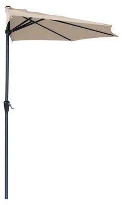 Produktbild von Halbsonnenschirm Taupe mit einem Durchmesser von 2,7 m