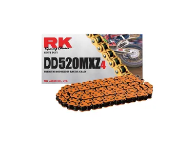 Zdjęcie produktu dla RK Chain 520 Mxz4 116 C Orange/Black Open